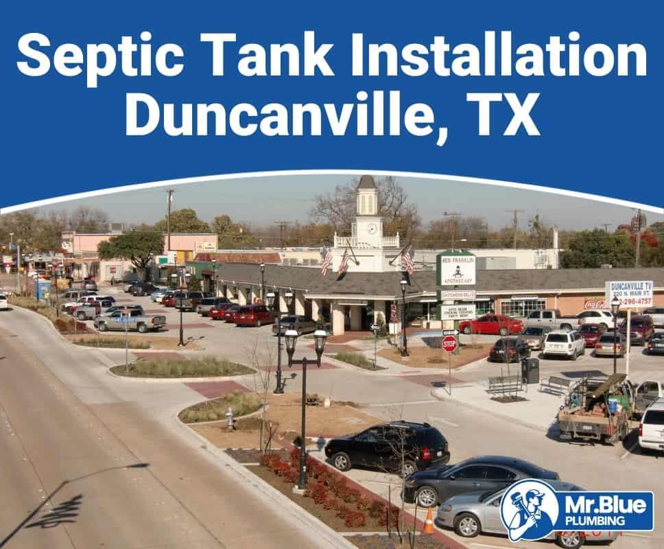Septic Tank Installation Duncanville, TX