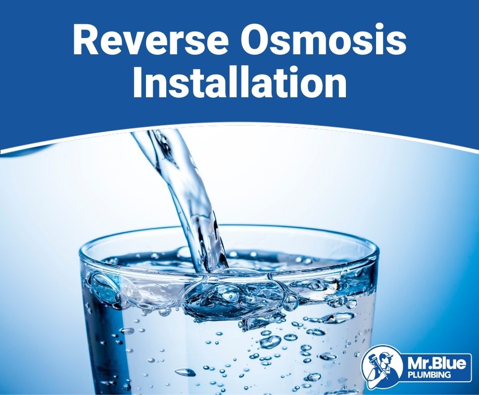 Reverse osmosis installation